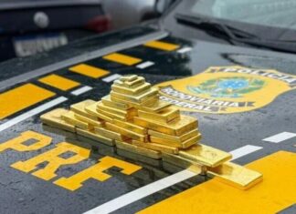 PRF apreende barras de ouro avaliadas em R$ 10 milhões em veículo na BR-174