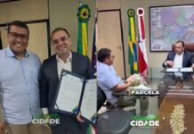 Governador Roberto Cidade e prefeito Radinho firmam convênio de R$ 12 milhões para pavimentação em Barcelos