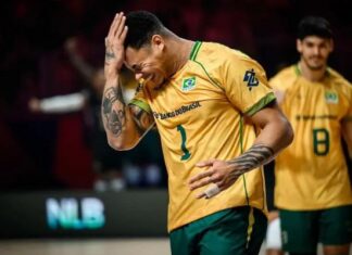 Brasil cai na 1ª fase e se despede de forma precoce da Liga das Nações de vôlei masculino