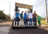 Governador Roberto Cidade fiscaliza obras de pavimentação em Manicoré