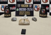 PM apreende drogas após denúncia anônima no bairro Praça 14, em Manaus