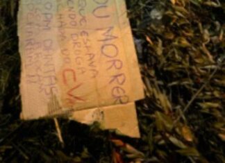 Bilhete macabro revela motivação de execução em “tribunal do crime” na zona sul de Manaus