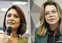 Leila do Vôlei e Michelle Bolsonaro lideram pesquisa no Senado, mas ex-primeira-dama amarga maior rejeição