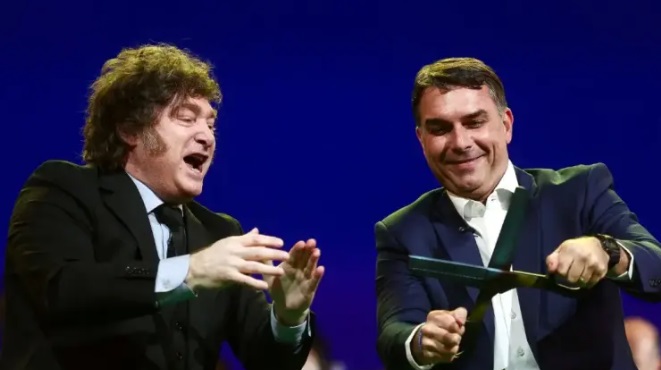 milei e flávio
