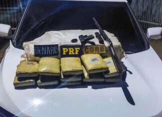 Homem é preso com 30 quilos de maconha e armas durante operação da PRF em Manaquiri