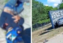 Motociclista fica ferido após carro de motorista de aplicativo sair da pista em Manaus