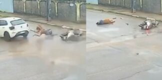 Grávida é atropelada por carro e motorista foge sem prestar socorro em Manaus