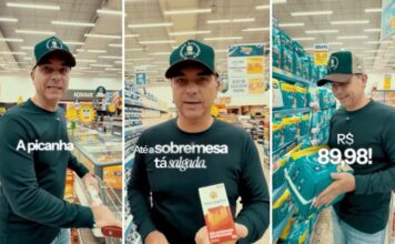 Flávio Bolsonaro critica alta nos preços após comparar compras de supermercado