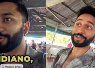 Vídeo de influenciador indiano sobre semelhança entre manauaras e indianos repercute nas redes