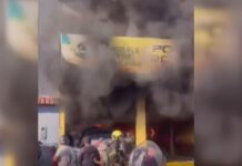 Fogo destrói parte de loja automotiva na Cidade Nova, zona norte de Manaus