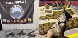 Base Arpão 2: Forças de Segurança apreendem mais de 600 quilos de skunk e causam prejuízo de R$ 29,6 milhões ao crime organizado