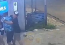 Câmeras registram mulher sendo atropelada e agredida em Novo Aripuanã