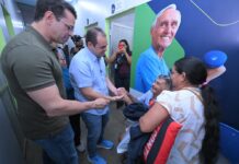 Governador Roberto Cidade acompanha ações de saúde voltadas a crianças e idosos neste sábado