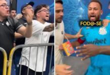 Após vitória do Santos, Neymar troca ofensas com dirigentes do Remo