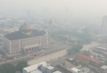 Fumaça volta a encobrir Manaus e acende alerta para piora da qualidade do ar