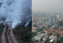 Incêndio em Iranduba chega ao 14º dia enquanto qualidade do ar piora e fumaça volta a preocupar Manaus