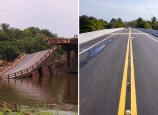 Dnit é alvo de cobrança de R$ 153,9 milhões por desabamento de ponte no AM