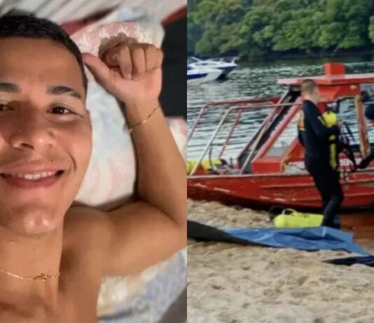Jovem de 25 anos morr3 após ser atingido por inflável enquanto nadava no Tupé