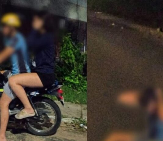 Motoqueiro acelera para escapar de fiscalização, perde o controle e é detido