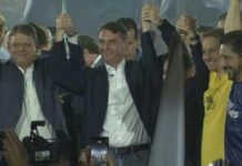 Com presença de Flávio Bolsonaro, Republicanos lança Tarcísio de Freitas como candidato ao governo de São Paulo