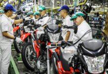 Produção de motos no PIM bate recorde histórico para julho