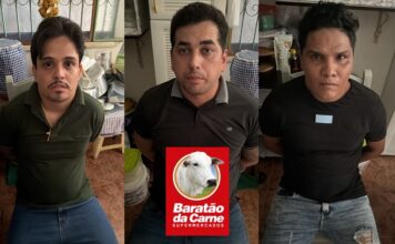 Exclusivo: Polícia prende três suspeitos de roubo contra empresário dono do Baratão da Carne