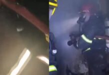 Morador é resgatado com vida após incêndio atingir casa no bairro Cachoeirinha