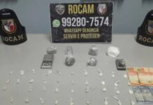 Suspeito tenta fugir, mas é preso com maconha, cocaína e oxi no Novo Aleixo