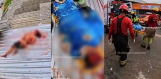 VÍDEO: Homem é encontrado gravement3 ferido e ensanguentad0 sobre telhado na Praça 14 em Manaus