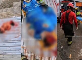 VÍDEO: Homem é encontrado gravement3 ferido e ensanguentad0 sobre telhado na Praça 14 em Manaus