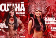 Garantido anuncia Lívia Christina como nova Cunhã-Poranga e Isabelle Alcântara como Rainha do Folclore