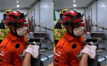 Bombeiros desmontam amaciador de carne para retirar dedo de trabalhador em Manaus