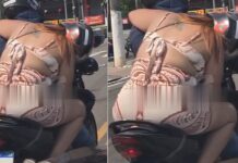 Vídeo de mulher “porre” agarrada a motoqueiro de app viraliza nas redes