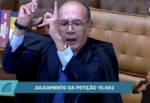 “Não está falando com qualquer um”, diz Mendonça após discussão com Gilmar