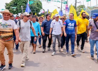 Adjuto Afonso cumpre agenda no interior do AM ao lado do governador Roberto Cidade