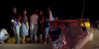 A caminho da igreja, jovem m0rre após ser lançado para fora de carro em acidente na AM-070