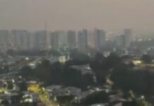 Fumaça toma conta de Manaus nesta quarta e deixa qualidade do ar ruim