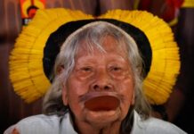 Cacique Raoni, de 94 anos, recebe cuidados paliativos em Mato Grosso