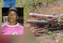 Motociclista m0rr3 após bater contra poste na estrada do Novo Remanso