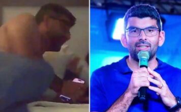 VÍDEO: Após escândalo com amante, candidato ao Governo do Pará propõe programa ‘Fé que Cuida’ para reformar igrejas