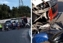 Colisão entre motocicleta e ‘rota’ deixa motociclista gravemente ferido em Manaus