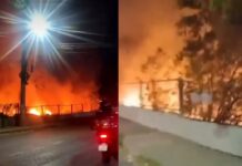 Incêndio de grandes proporções assusta moradores em comunidade do Jorge Teixeira, em Manaus
