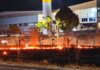 Incêndio destrói árvores replantadas recentemente em canteiro próximo à Dafra, em Manaus