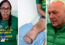 VÍDEO: Funcionária pede ajuda a Luciano Hang para comprar prótese após amputação
