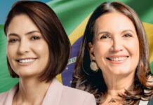 Michelle Bolsonaro lidera 1º voto para o Senado no DF; Bia Kicis aparece à frente no 2º, diz Igape
