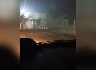 Visibilidade fica comprometida por fumaça na rodovia AM-010