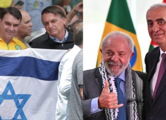 Flávio Bolsonaro domina votação em Israel e Lula vence com ampla vantagem na Palestina