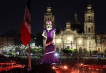 Cidade do México inaugura Catrina de 33 metros e conquista recorde mundial no Guinness