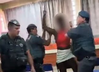 Mulher é presa após votar errado e se recusar a sair de sessão eleitoral