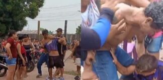 VÍDEO: Fila por botijão do Gás do Povo termina em pancadaria e correria em Maués no AM
